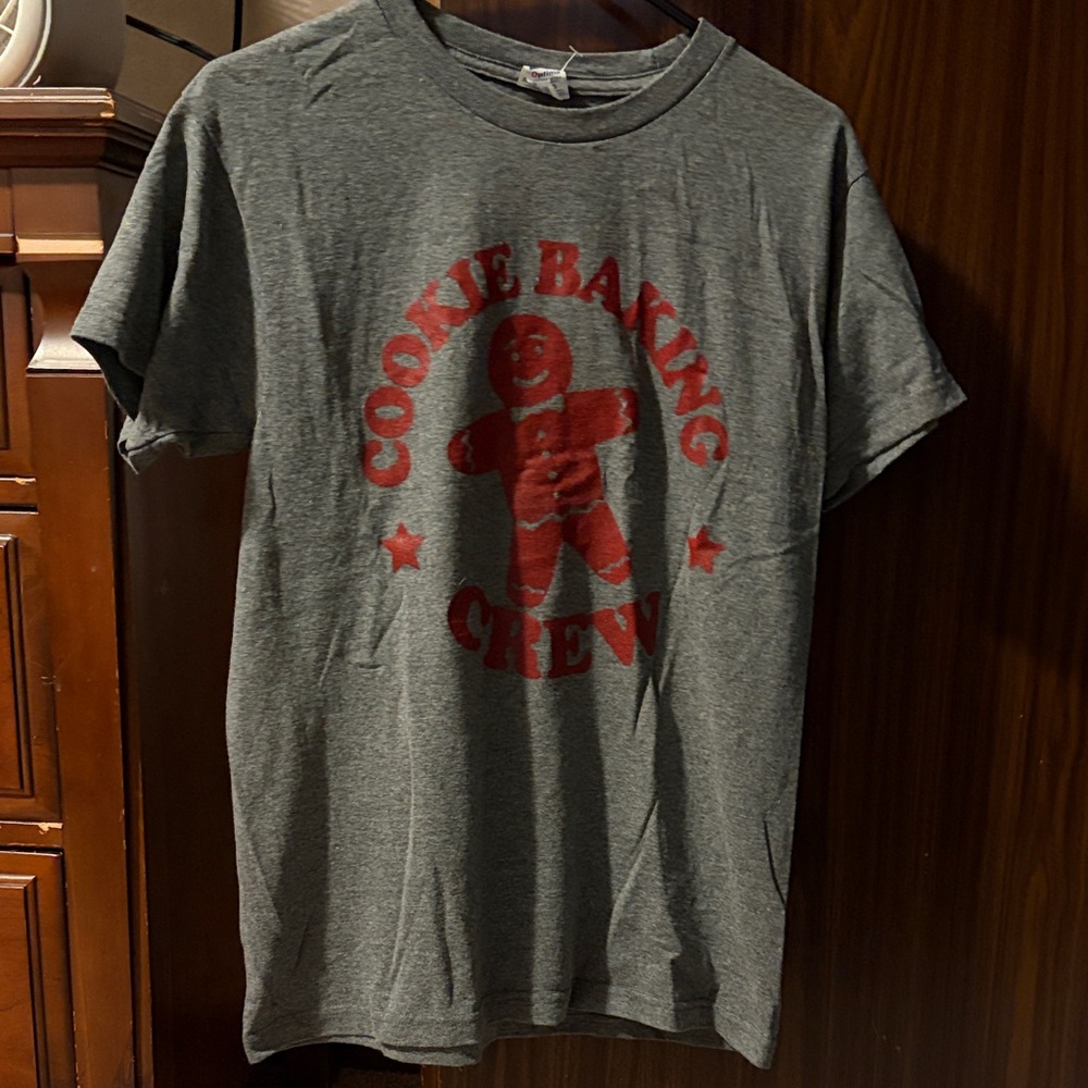 Optima Cotton Heavy Weight Cookie Baking Crew Tee Shirt